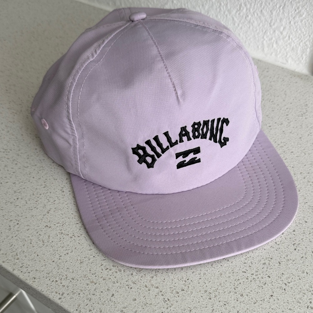 Billabong Lilac BallCap Hat with Black Embroidered Logo